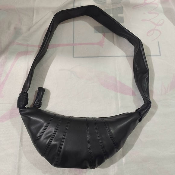 Lemaire Black Lambskin Leather Bag - Picture 3 of 8